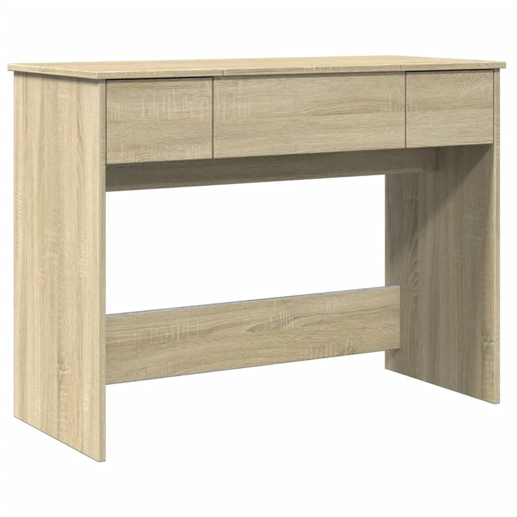 Toeletta Trucco Estetica Rovere Sonoma 100x45 - Mobile Camera da Letto