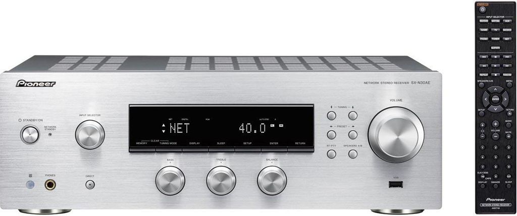 Pioneer SX-N30AE 2.0 channels stereo Silver Produktbild 