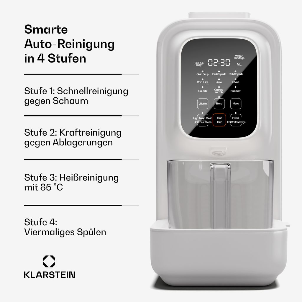 Klarstein Pflanzendrinkbereiter, Digitale Sojadrink Produktbild 6