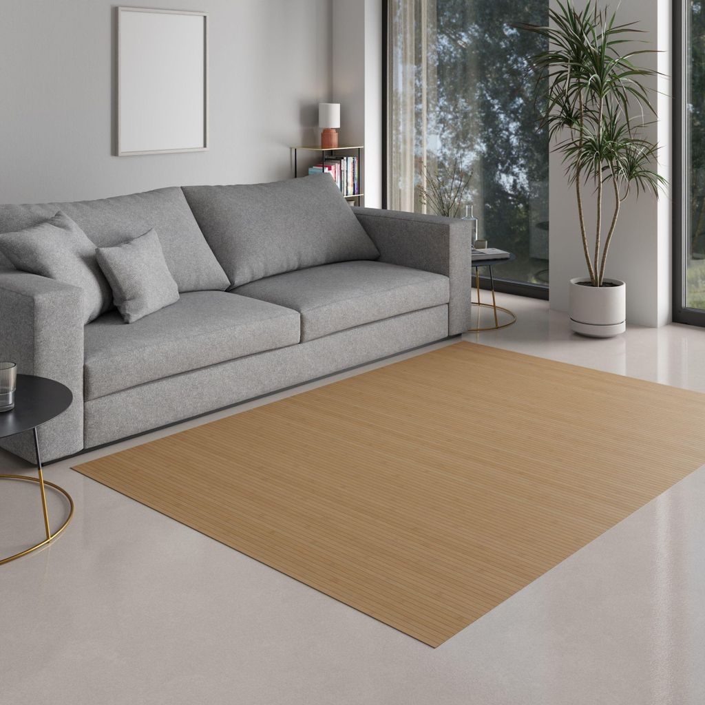 Bambusteppich, Teppich, Bambus, Massive nature 200x300 cm, Matte, Läufer