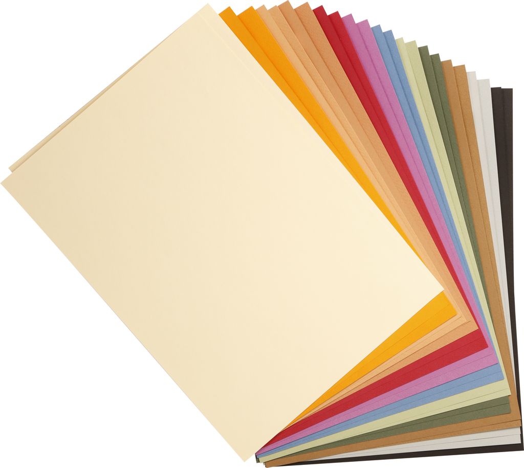 Clairefontaine Zeichenpapier A4 24 Blatt (2x12) Pastellfarben sortiert 960450C