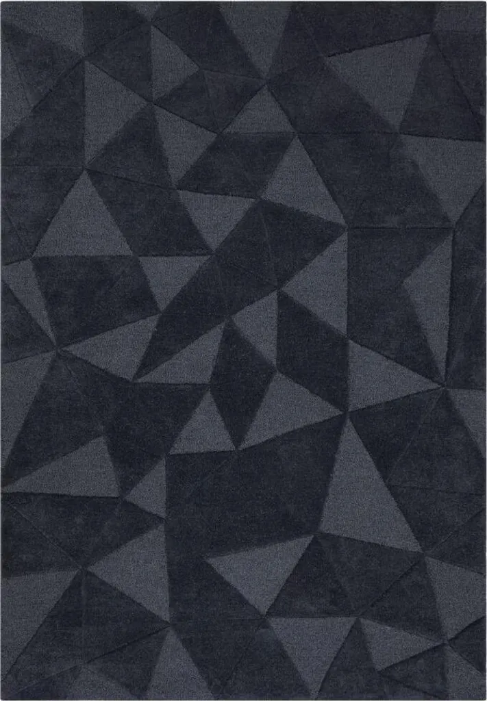 Tapis Moderne Shard Charcoal 160x230 - Tapis Résistant Peu Salissant