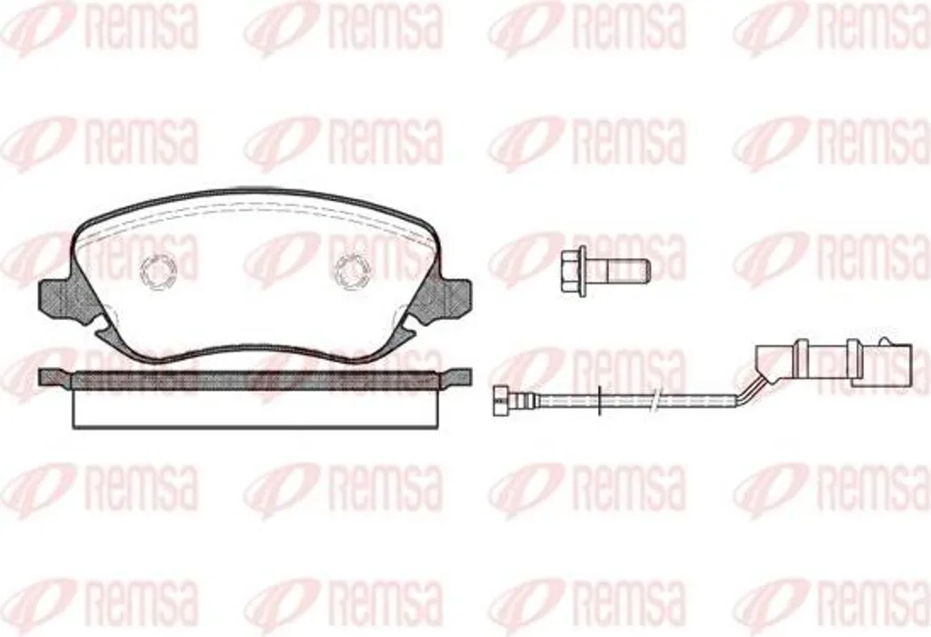 Plaquettes de Frein Performance REMSA 0879.02 - Montage OE 77362141 Fiable