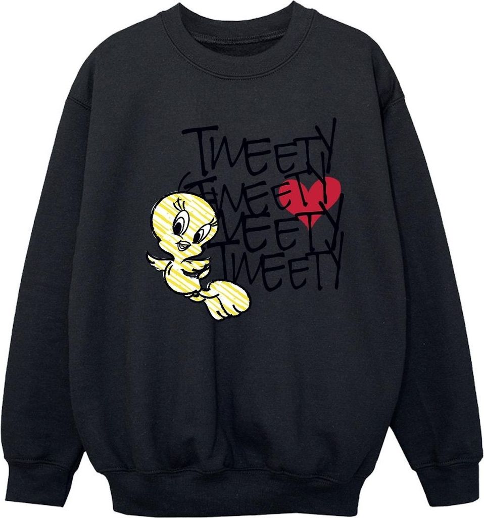 Looney Tunes - Sweatshirt für Mädchen BI24460 (104) (Schwarz)