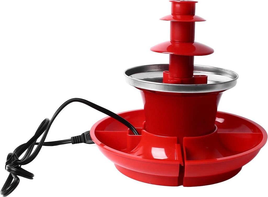 3-poziomowa elektryczna fontanna do czekoladowego fondue na Zdjęcie produktu 