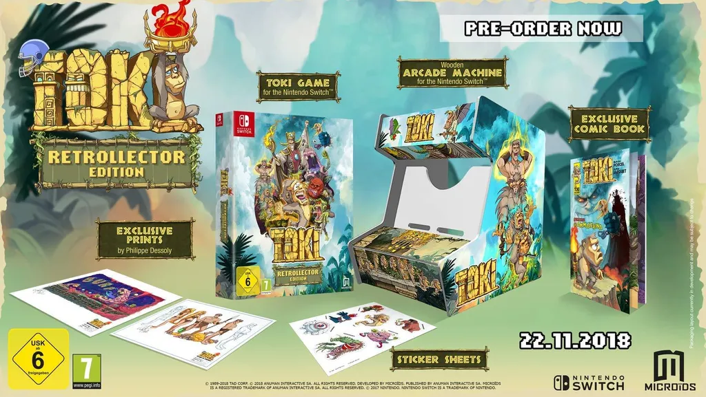 Jeu Nintendo Switch Toki Retrollector Edition - Coffret de Collection - 12