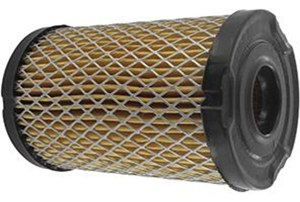 Anpassbarer Luftfilter für Tecumseh Modelle HM70, HM100 & 8 Ch. Horizontal, H: 116 mm, Ø: außen 74 mm, Ø: innen 28 mm.