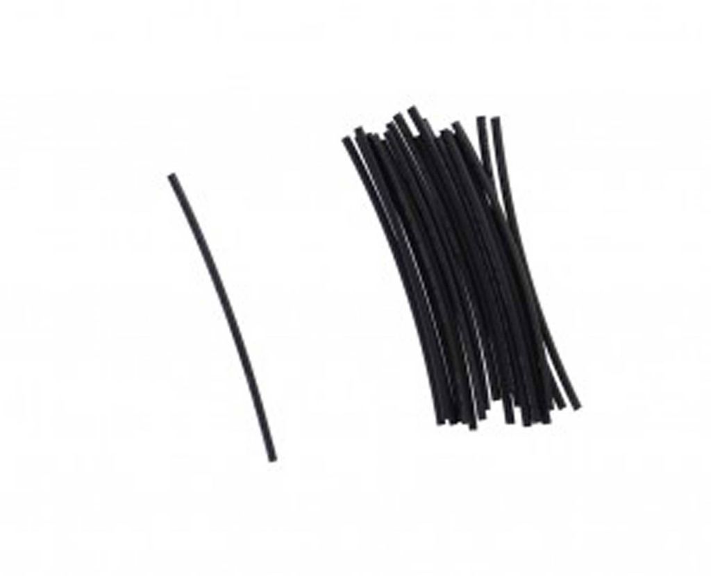 XLC Wärmeschrumpfschlauch 2,4/100mm Reduzierung von 2,4-1,2mm, schwarz (50er Pack)