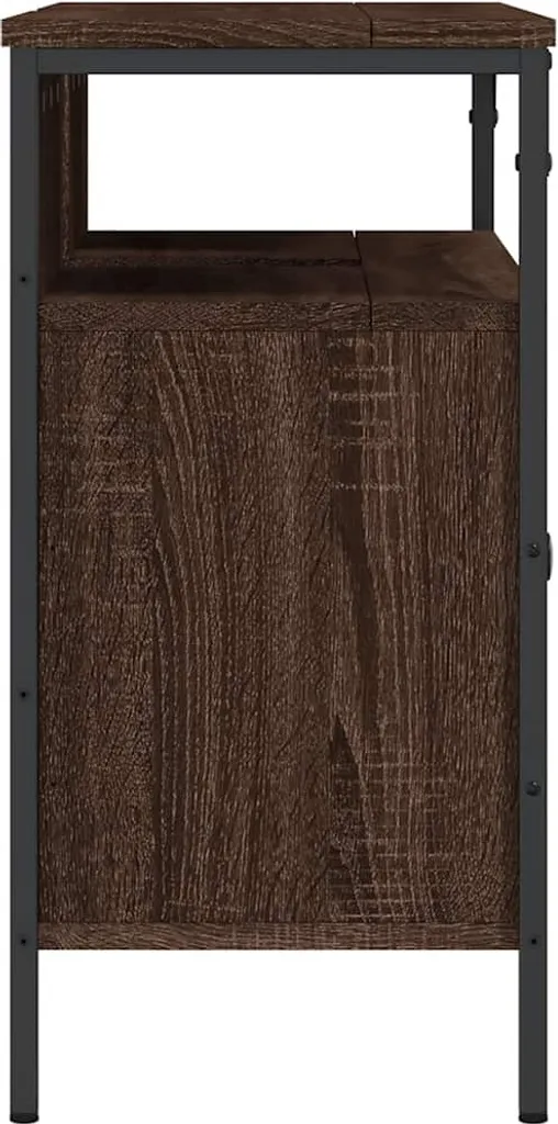 Mobiletto Rovere Marrone 80x30x60 cm vidaXL | Mobile Multiuso Design - 6