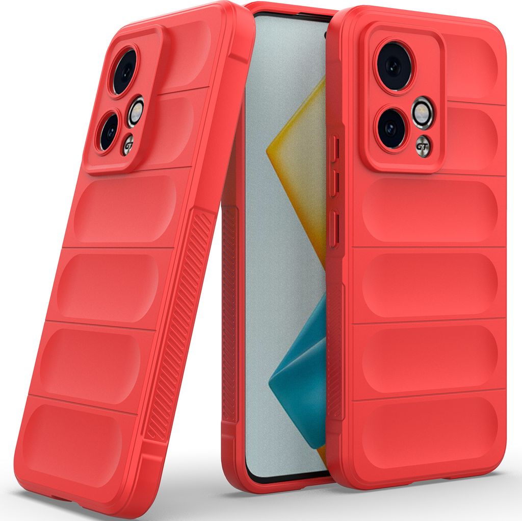 Handyhülle für Honor 90 GT Weich TPU Silikon Stossfest Anti-rutsch Hülle Rot