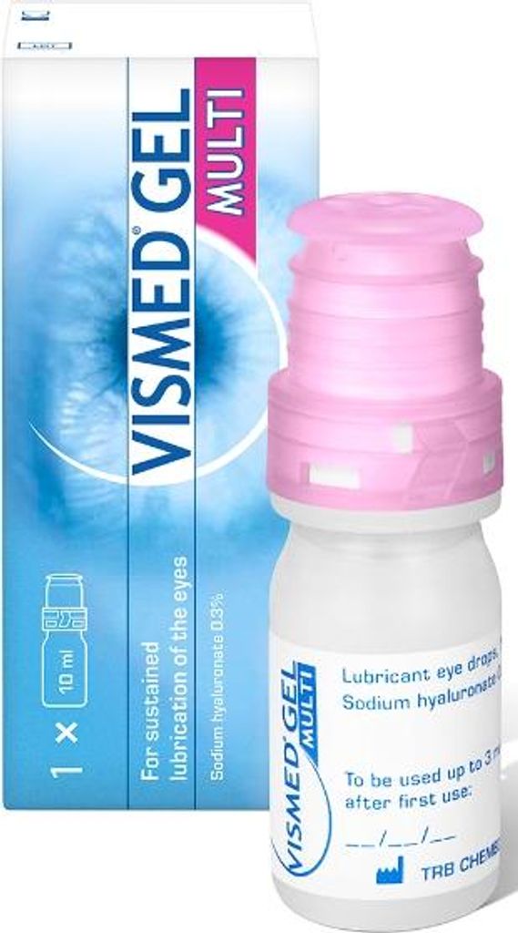 VISMED GEL MULTI feuchtigkeitsspendende Augentropfen 10 ml Produktbild 
