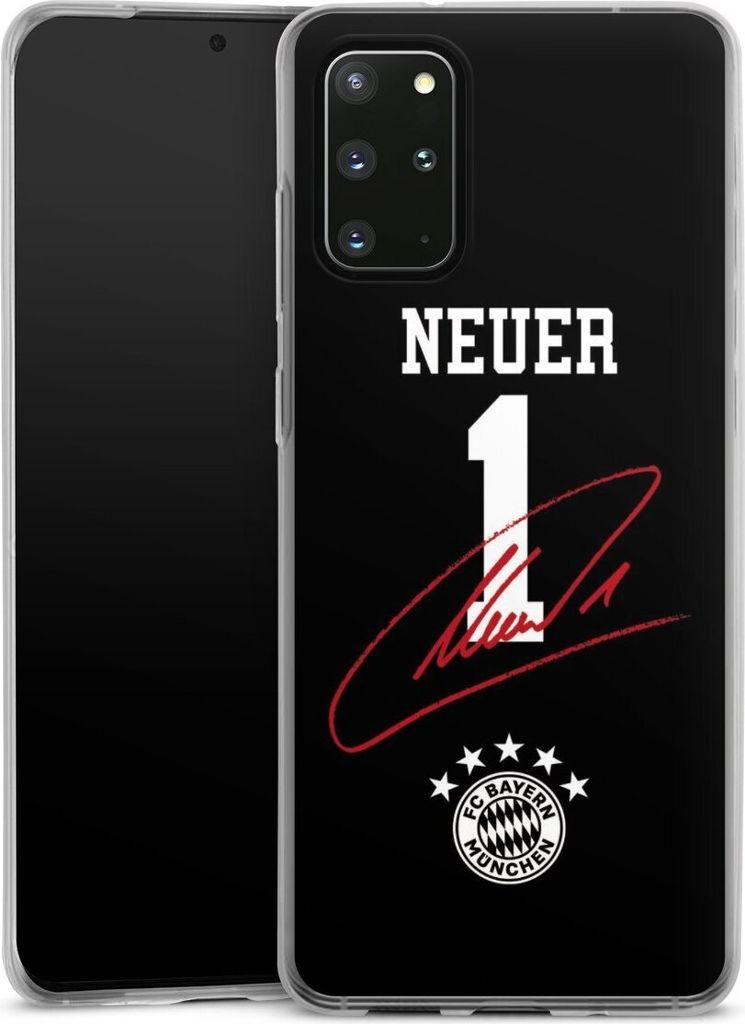 DeinDesign Slim Hülle für Samsung Galaxy S20 Plus 5G Silikon Case Ultra Dünn Handyhülle FC Bayern München FCB Manuel Neuer