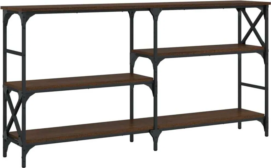 SYFAX™ Consolle Rovere Marrone 150x29 - Eleganza Urban Chic