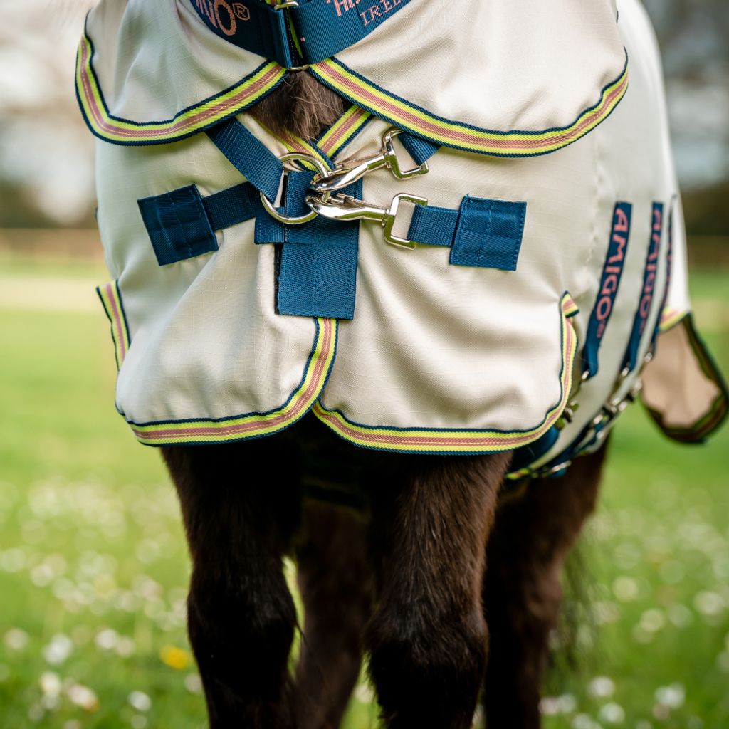 Tapis De Mouche été Horseware Amigo Ripstop Hoody - Protection UV Légère Respirante - Neuf