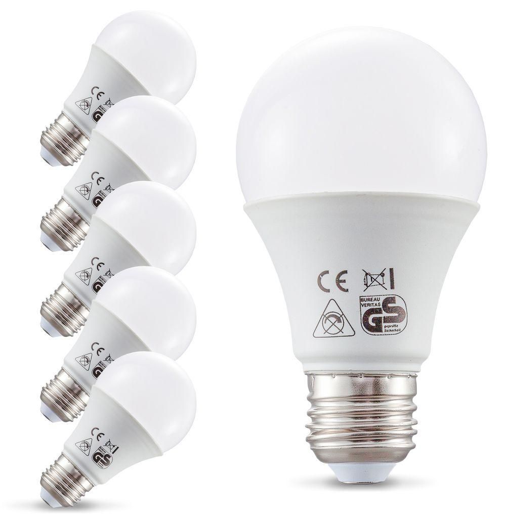 B.K.Licht 5x LED Leuchtmittel E27 warmweiß 9W Produktbild 