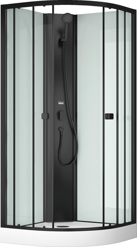 Cabine de douche 1/4 de cercle 85x85x200 cm - Portes Image du produit 