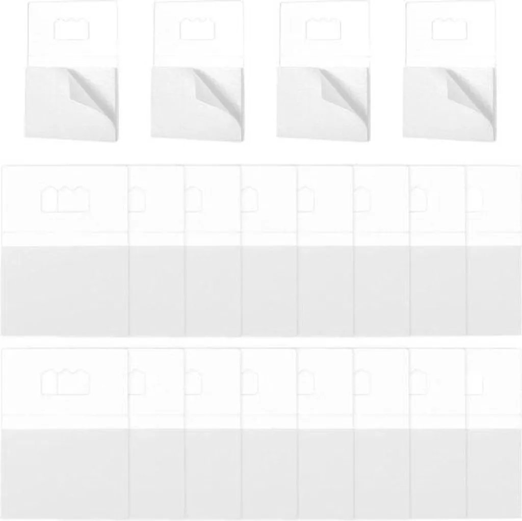 Crochets de Fixation Photo sans Perçage - Lot de 20 Supports Muraux Adhésifs