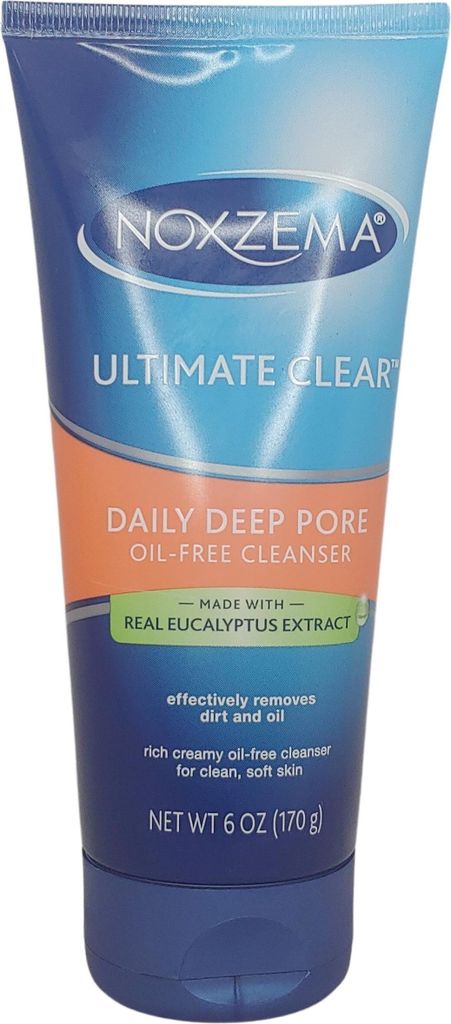 Noxzema | Ölfreie Gesichtsreinigungscreme - Reinigungscreme - Mit Eukalyptus-Extrakt - 170 ml