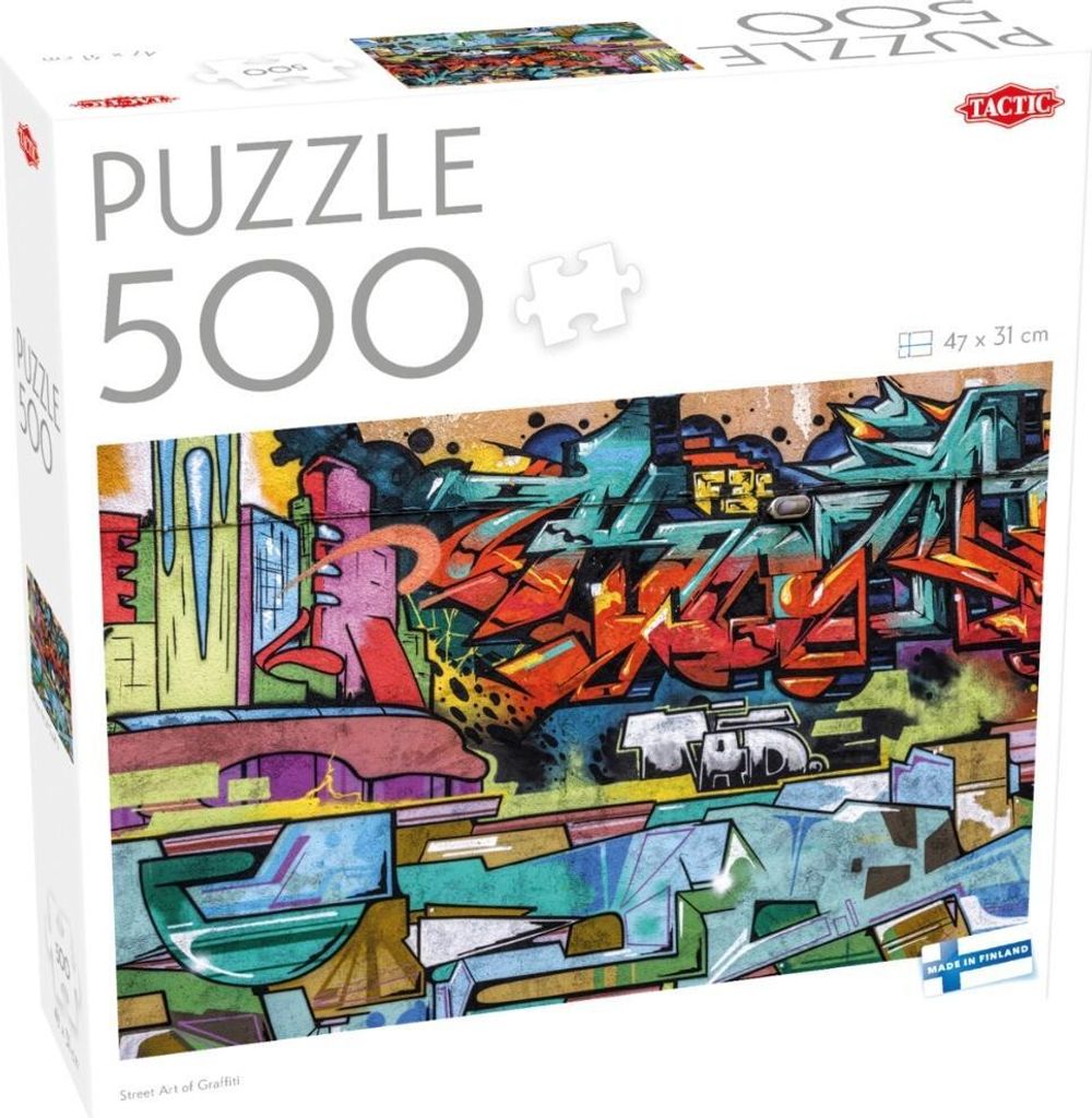 Tactic Puzzle Lovers Street Art of Graffiti 500 pcs puzzle, 500 Stück(e), Kunst