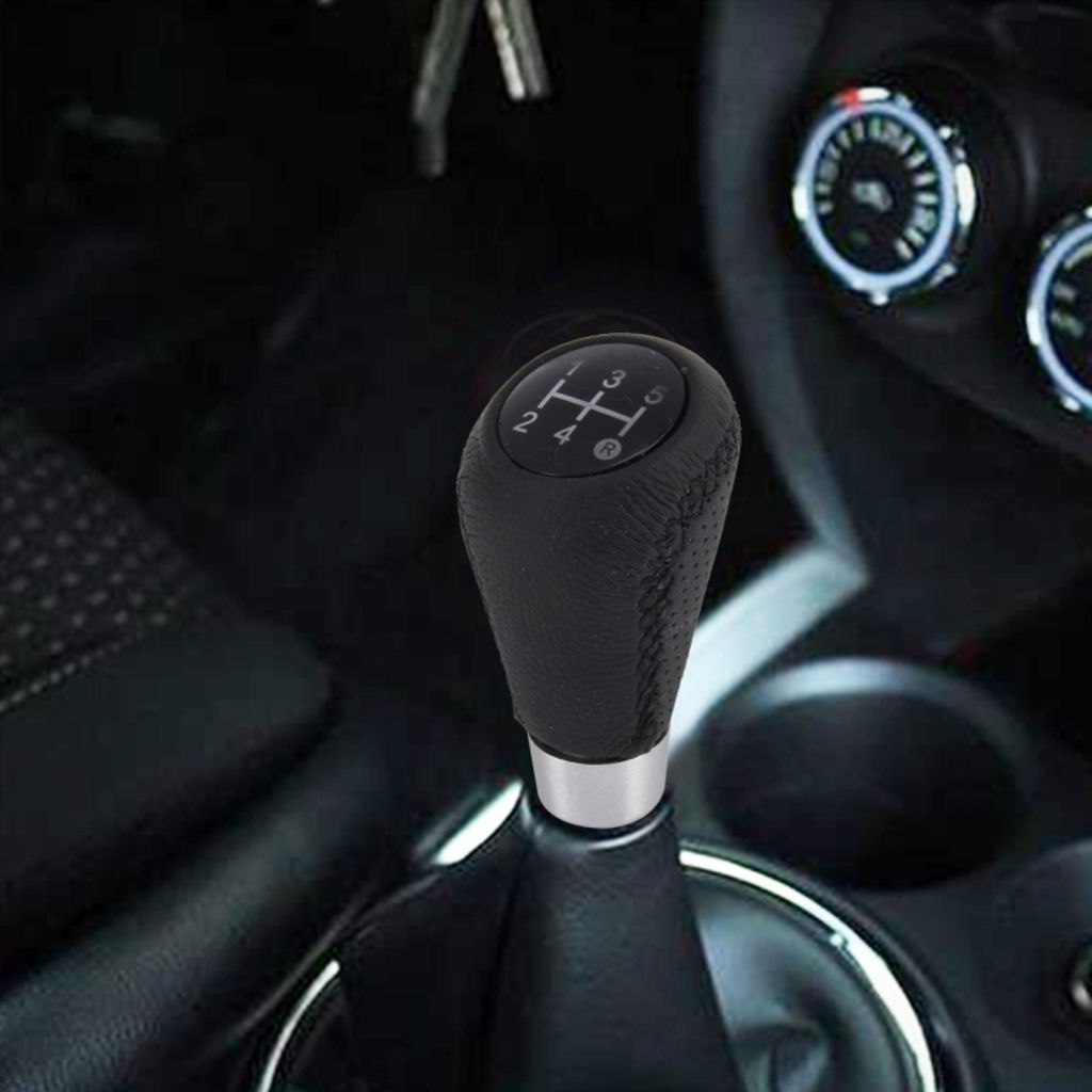 Universal 5-Speed Manuell Shift Knob-Handbuch Geringe Schicht Knob Stick Head Fit für alle Autos (Schwarz)