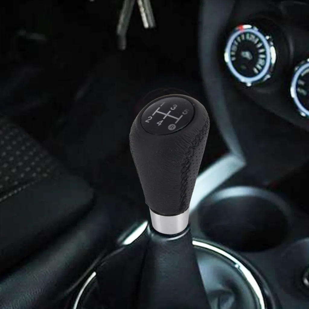 Manopola Cambio Universale 5 Velocità | Pomello Nero Anti-Usura
