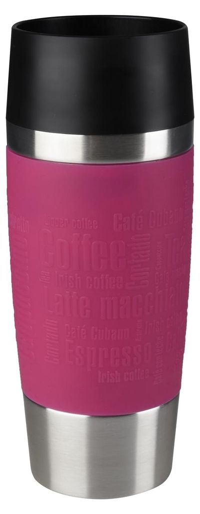 Emsa Isolierbecher "Travel Mug" himbeer 0,36 l Produktbild 