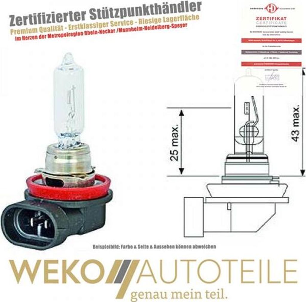 DIEDERICHS LID10035 Glühlampe Fernscheinwerfer für AUDI CHEVROLET FORD