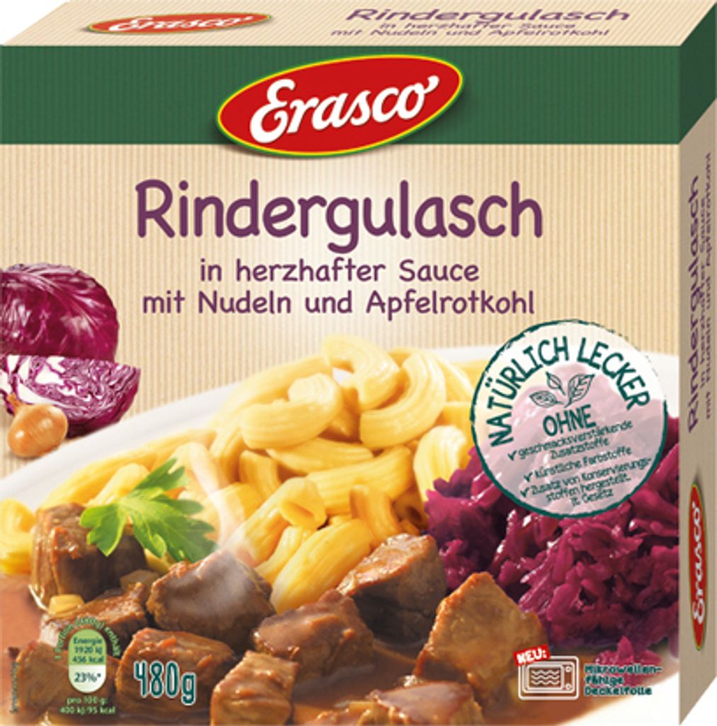Erasco Menü Rindergulasch480g Produktbild 