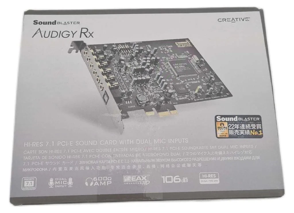 Scheda audio Creative Sound Blaster Audigy Rx Pci-E - 12