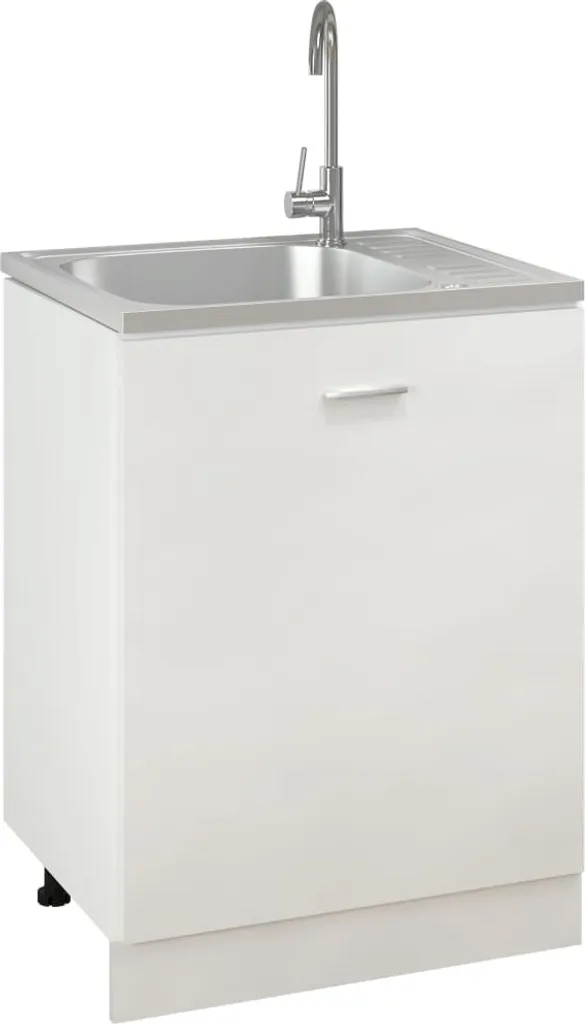 OFFERTA Set Lavello Inox 500x600x155 mm Argento | Prezzo Imbattibile - 3