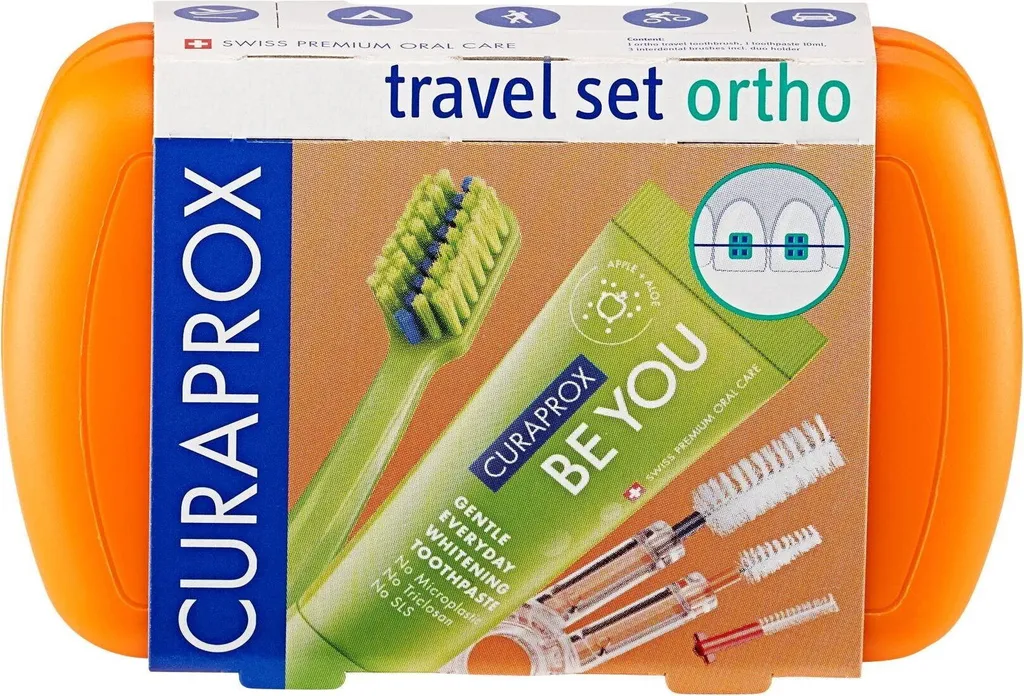 Set Ortho CURAPROX avec brosse à dents CS 5460 et brossettes CPS