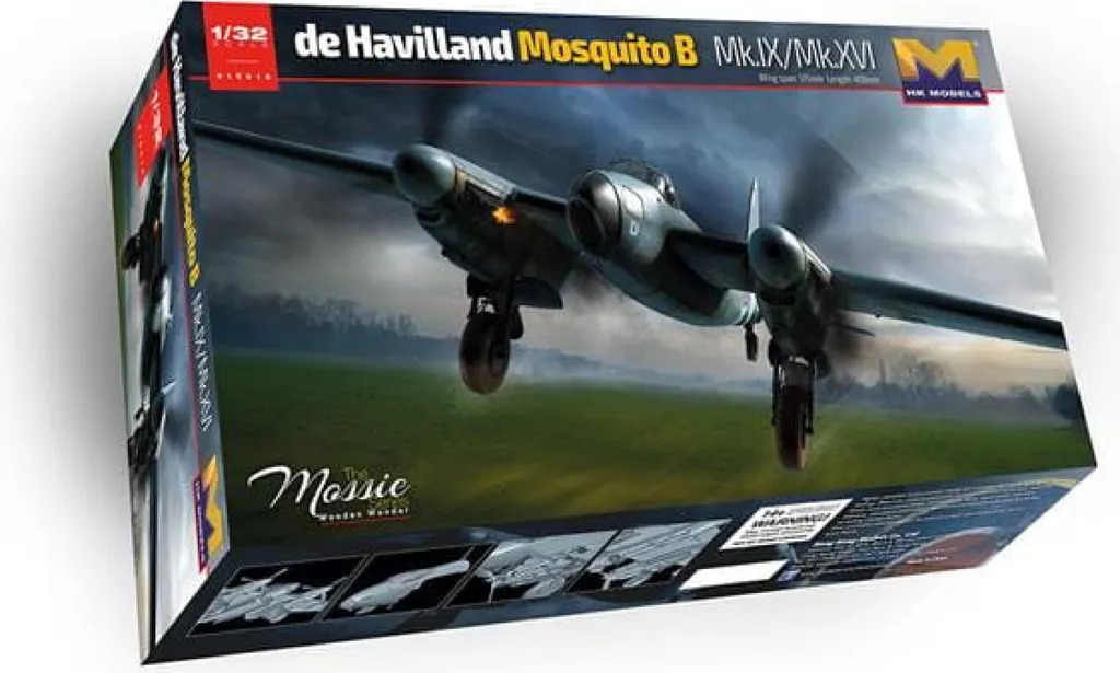 Mosquito B. MK IX/XVI Maquette Haute Fidélité avec Cockpit Détaillé