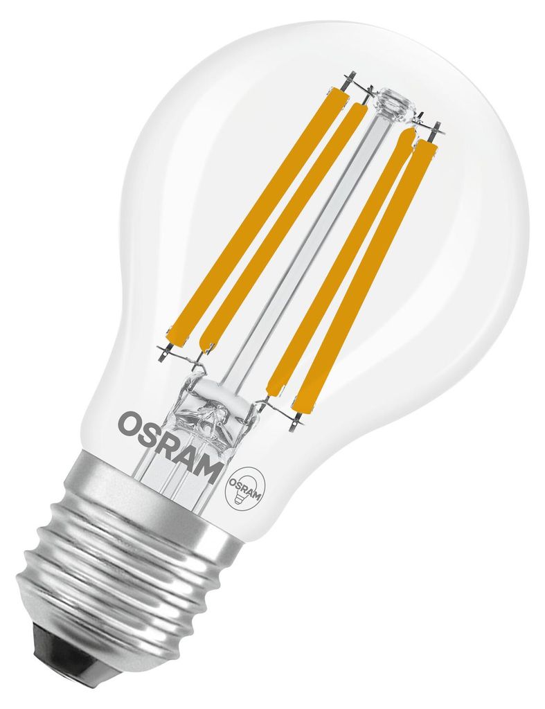 OSRAM LED Leuchtmittel LED BASE CLASSIC A 11W 865 Clear E27 Kaltweiss 4099854514197