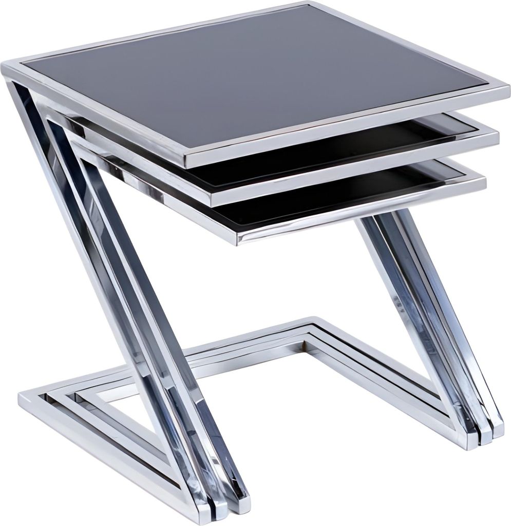 Moderner grauer Beistelltisch aus Holz