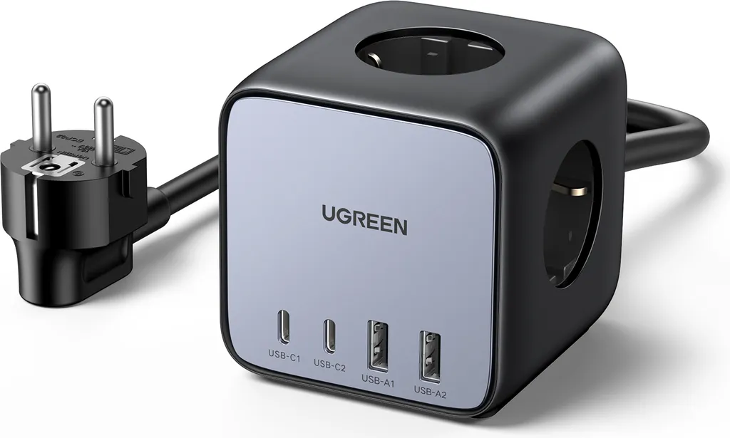 Multiprise UGREEN Nexode 3680W avec Charge Rapide USB-C et Câble de 1,8m