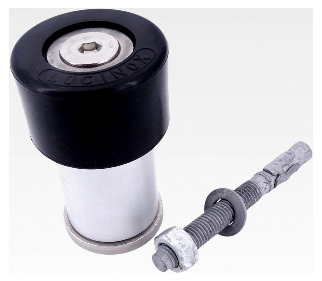 Torstopper | Torpuffer | Bodenanschlag | Aluminium | Höhe: 6-14 cm | 1 Stück