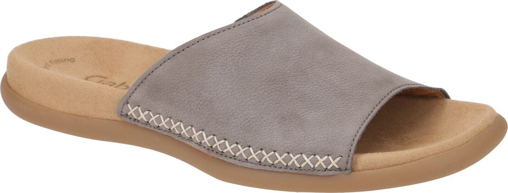 Gabor 03.705 Damenschuhe - bequeme Pantoletten grau Produktbild 