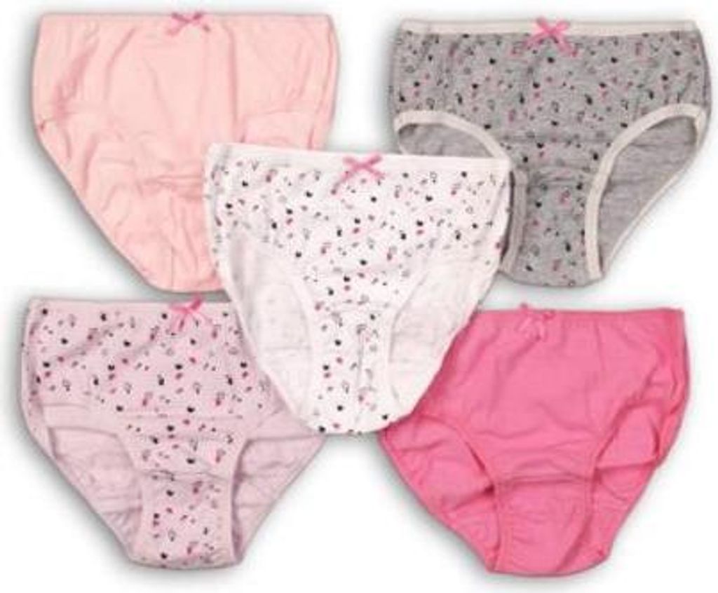 MINOTI Mädchen Unterhosen MINOTI 5er Pack rosa grau 4-5 y Produktbild 