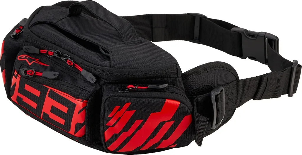 Sac Banane Alpinestars MM93 Noir - Idéal pour Motard en Ville et Balade Moto