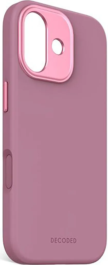 Coque iPhone 17 Antibactérienne Rose MagSafe au Silicone Soft-Touch Decoded - 2