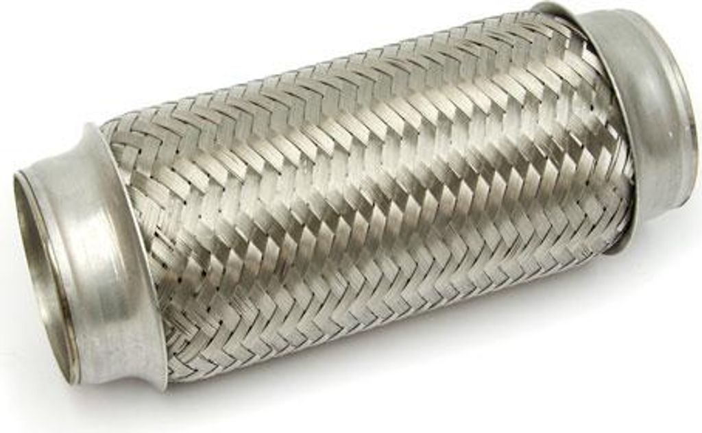 Jeep Flexrohr Ø 2,5" = 64mm 20cm Edelstahl Flexpipe Hosenrohr Auspuff universal