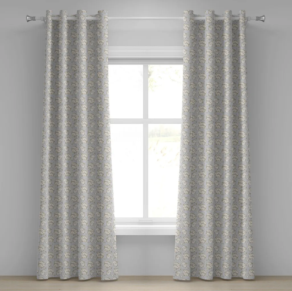 Rideau opaque décoratif pour cacher le vis-à-vis avec style vintage