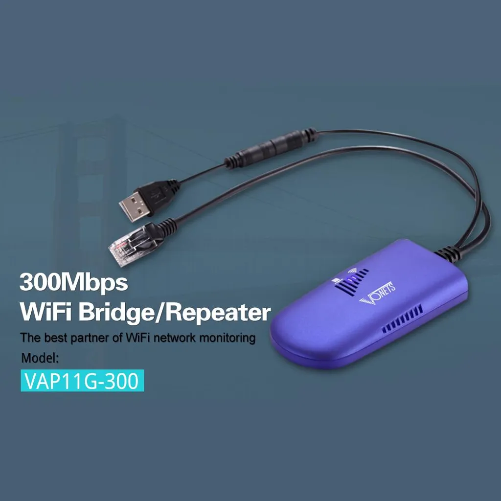 Supprimer Zones Sans WiFi avec le Pont VAP11G-300 Répéteur 300 Mbps