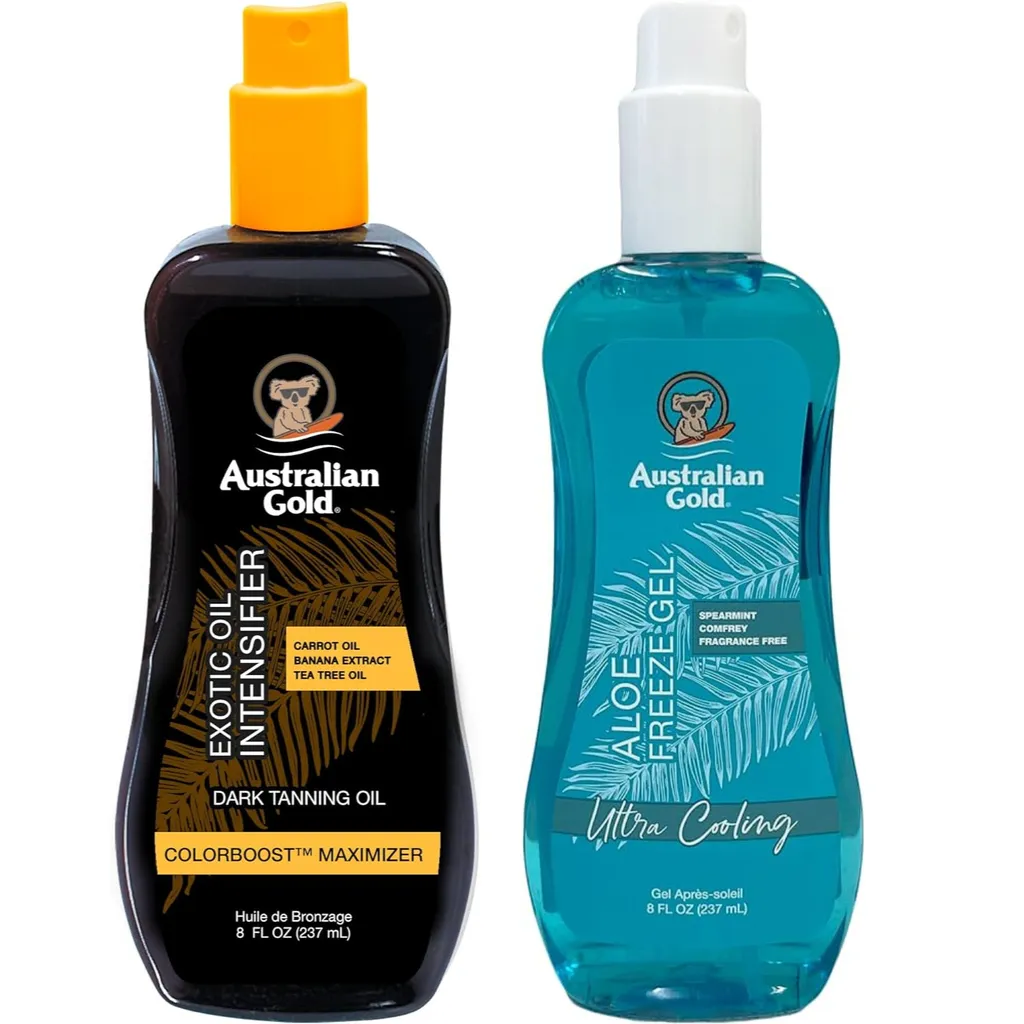 Huile Exotique Australienne Golden en Spray avec Gel à l'Aloès 250ml
