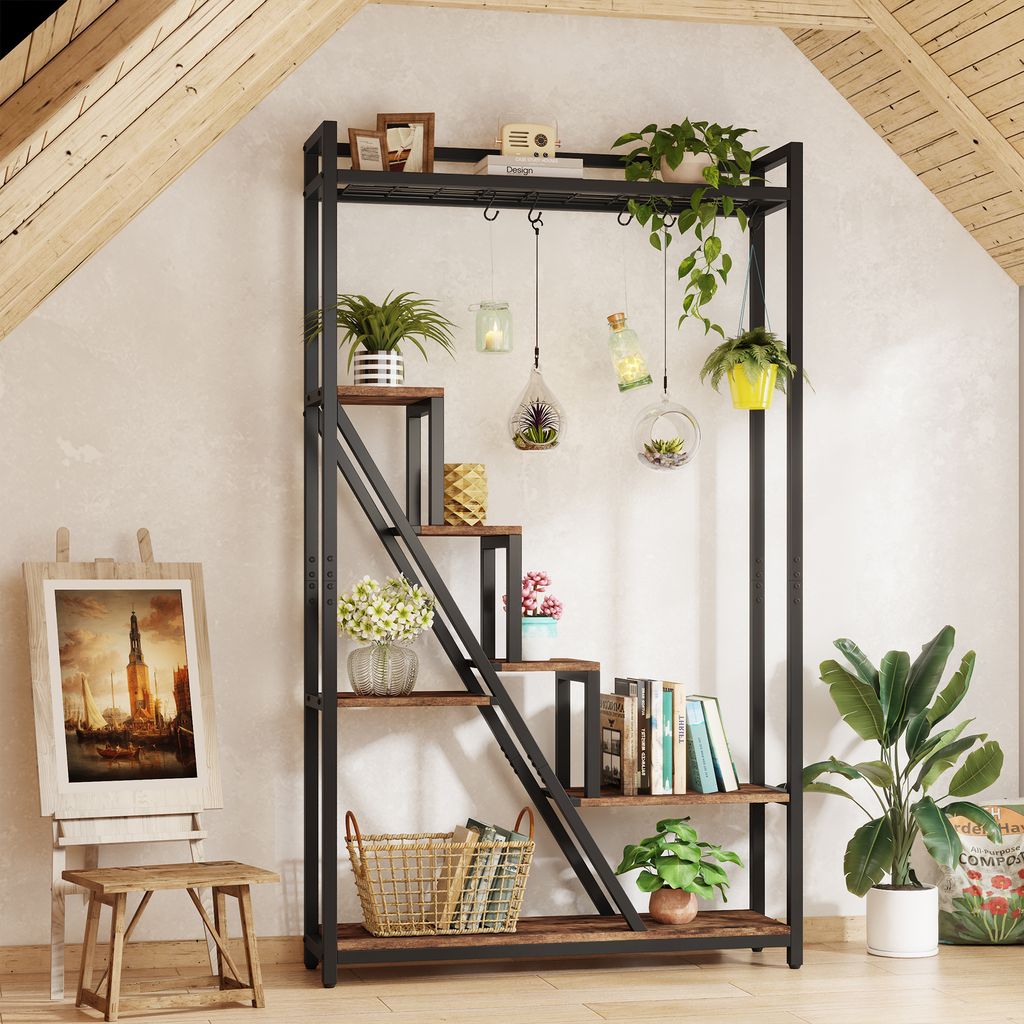 Tribesigns Blumenständer, 7 Ebenen großes Pflanzenregal mit Produktbild 2