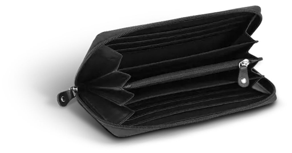 WENGER Damen-Geldbörse aus Nappa-Leder H 10,3 x B 18,8 x T Produktbild 4