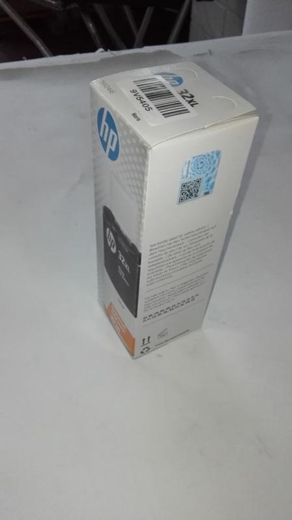 HP 32XL Schwarz Original Tintenflasche, 135 ml, Original, Produktbild 