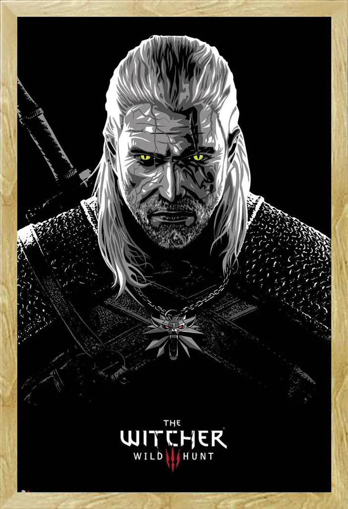 Poster encadré The Witcher Toxicity cadre amovible Shinsuke hêtre