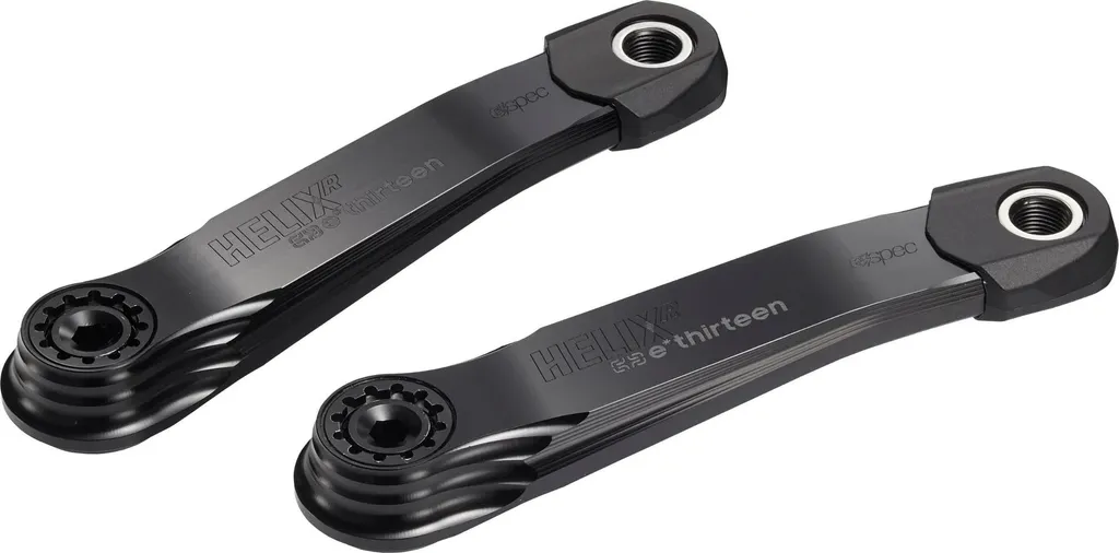 Manivelle Helix R e*spec 160mm DUB noir idéale pour VTT électrique