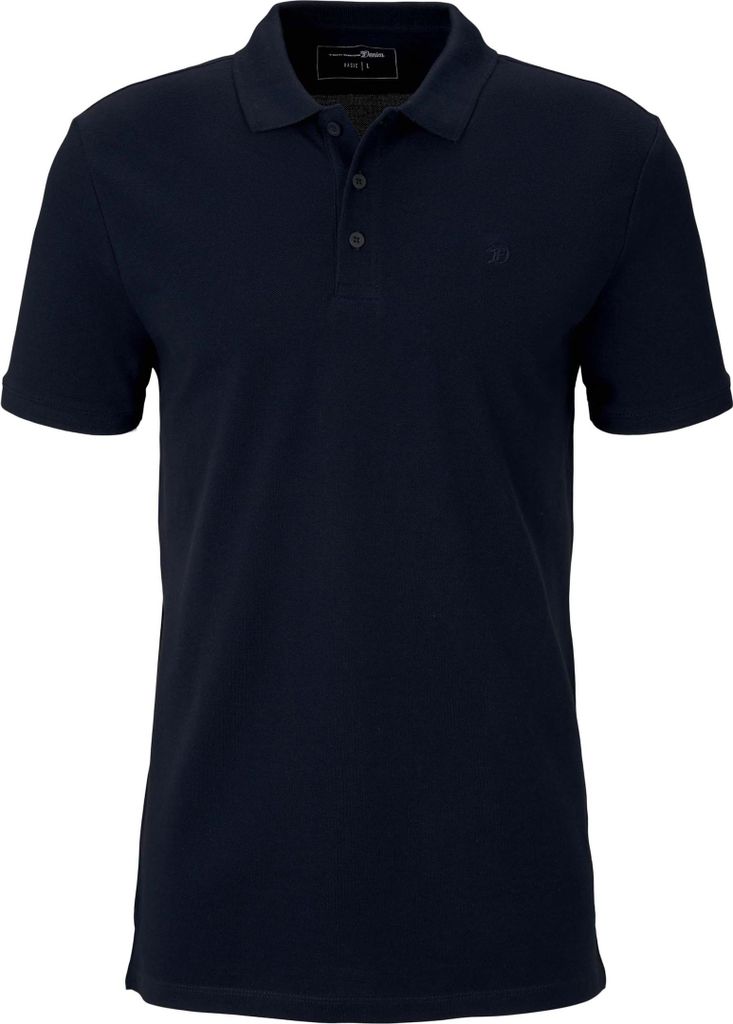Tom Tailor Poloshirt Basic Polo Polohemd Chest Artwork